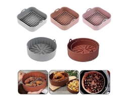 Forma De Silicone Para Fritadeira A Ar, Utensílios De Cozinha Reutilizáveis, Assadeira De Silicone Para Pizza, Grelha, Forma Para Bolo. Aquaforge