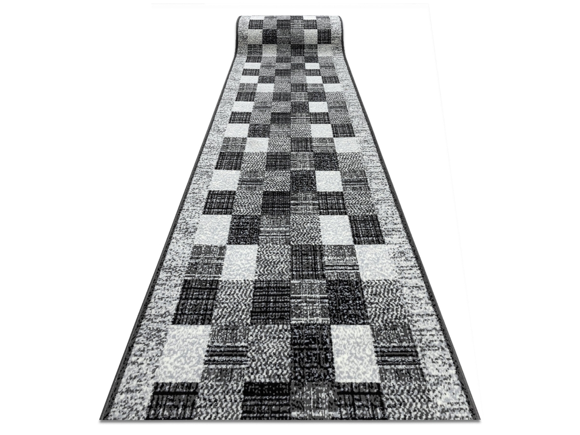 Passadeira Bcf Rafia Cinzento 120 cm