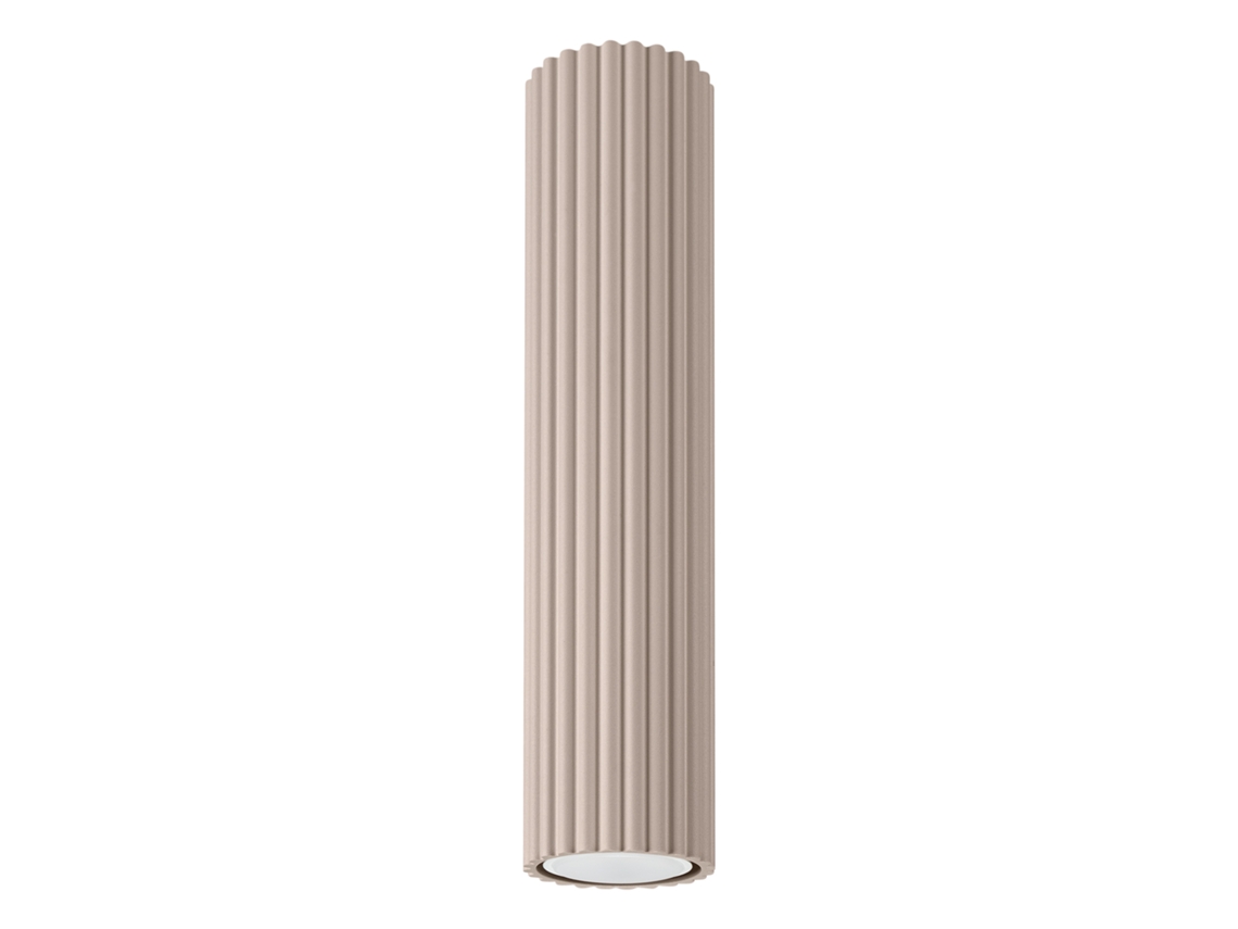 Candeeiro De Teto Karbon De Alumínio Cinza Claro 30x6.5x6.5cm Sollux Lighting