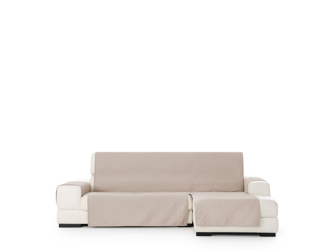Capa para chaise longue de braço curto direito EYSA SILVER Bege 100 x 110 x 290 cm