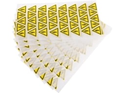 Lote De 400 Adesivos Triangulares Amarelos, Etiquetas De Papel Para Componentes Elétricos.