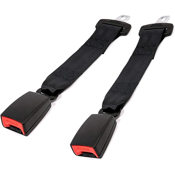 Qu 2 Peças Extensor De Cinto/extensor De Cinto/presilha De Cinto Ajustável 26 80 Cm Brilvibera (36 Cm)