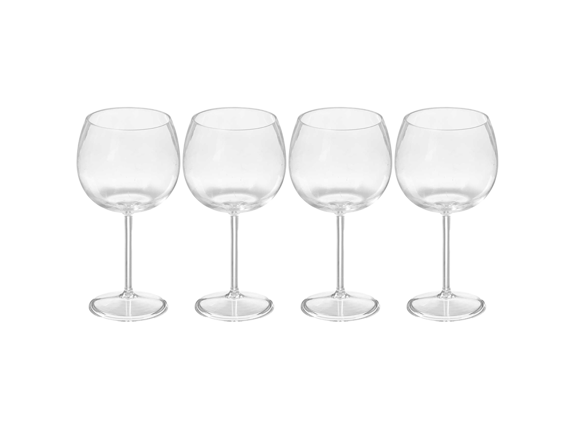 Conjunto de 4 Copos de Cocktail de 570ml em Acrílico DAM
