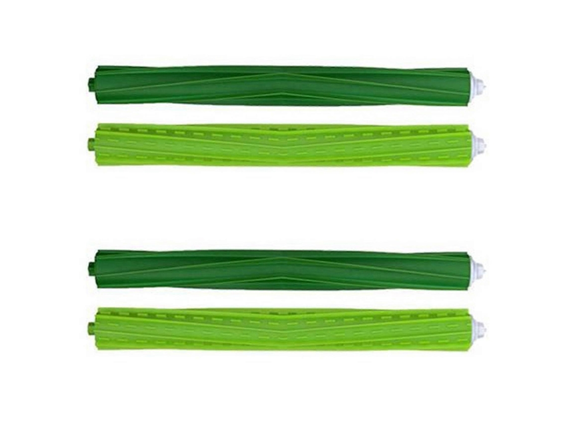 Conjunto de 2 escovas de rolo de borracha para aspirador de pó iRobot Roomba S9 9150 / S9+ Plus 9550 Série S, escova de borracha multisuperfície