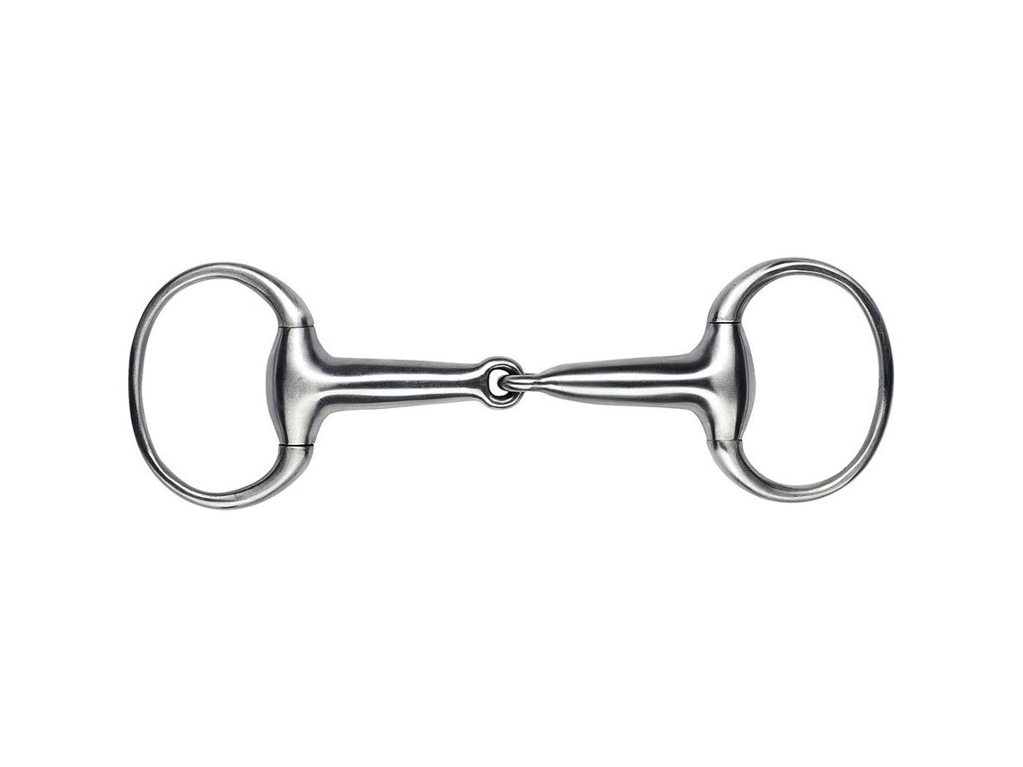 Snaffle de Azeitona Grossa de Cetim Prateado 135 Mmfeeling