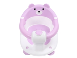 Primerox cadeira de Banho Anti derrame para Bebê Infantil Segura Sit Up Plástico Roxo