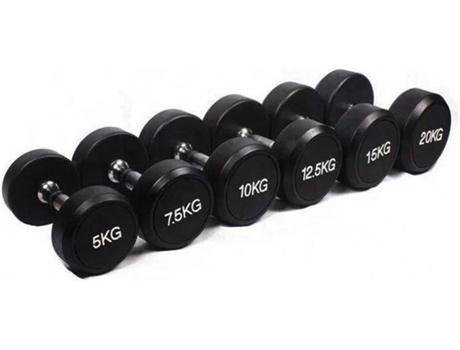 Conjunto de 2 Halteres  Redondos (2.5kg)