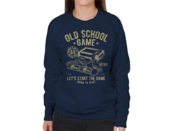 Velha Escola Jogo Jogos Console Camisola Mulher GOKOCO