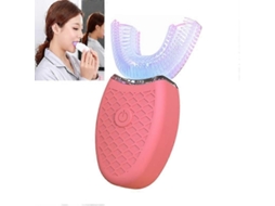 Escova De Dentes Elétrica De Clareamento Bucal Em Forma De U Preguiçosa