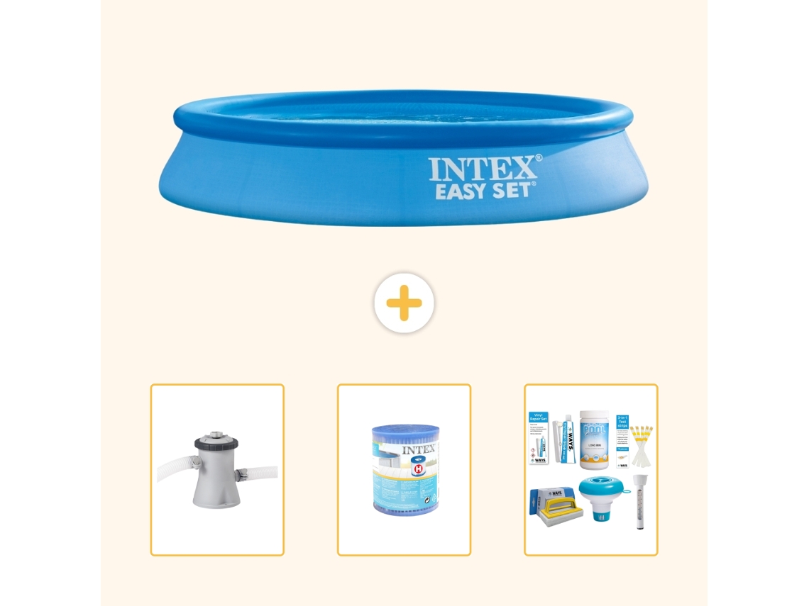 Intex Piscina Easy Set Redonda - 305x61 Cm - 4-peças S22381