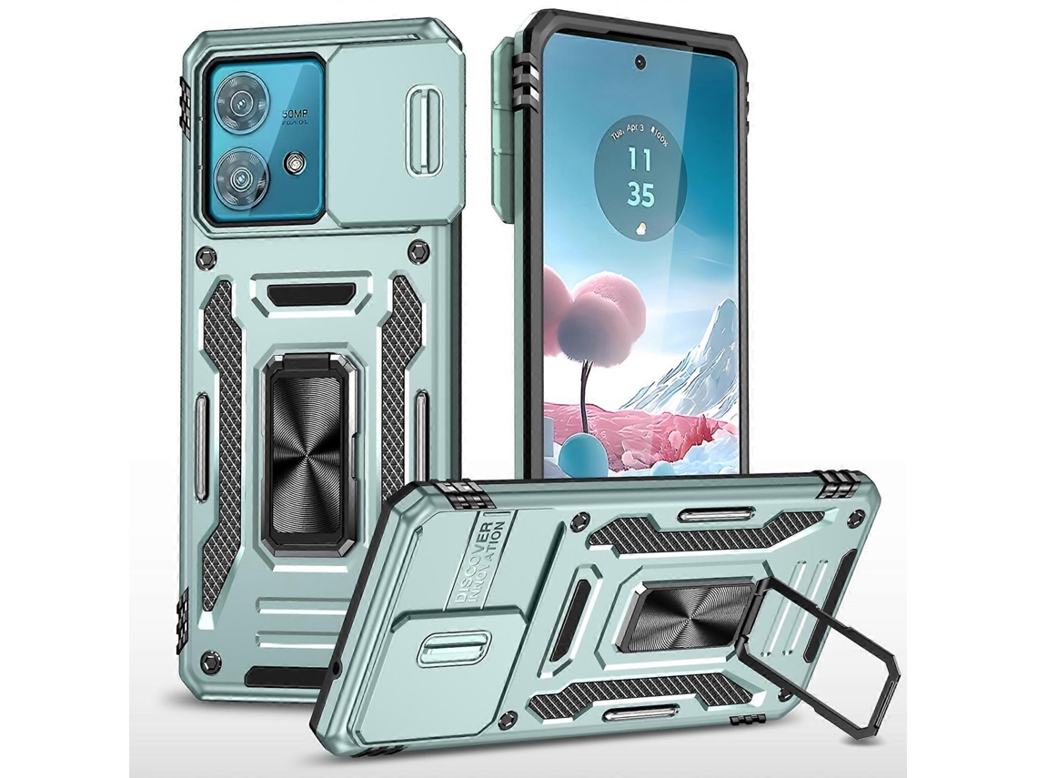 Capa Protetora Para Câmera Em Pc + Tpu Para Motorola Edge 40