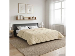 Vidaxl Duvet De Ano Inteiro Colchonete Creme 200 X 200 Cm