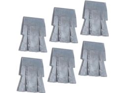 Conjunto De 6 Cunhas Metálicas Para Cabos Ferramentas, Kit Acessórios