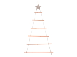 Árvore De Natal Com Galhos, Escada E Decoração De Parede, Como Mostrado Na Imagem.-aquaforge
