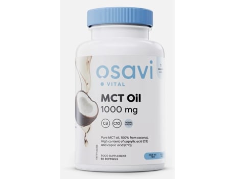 Mct Oil 1000mg 60 Softgels Osavi