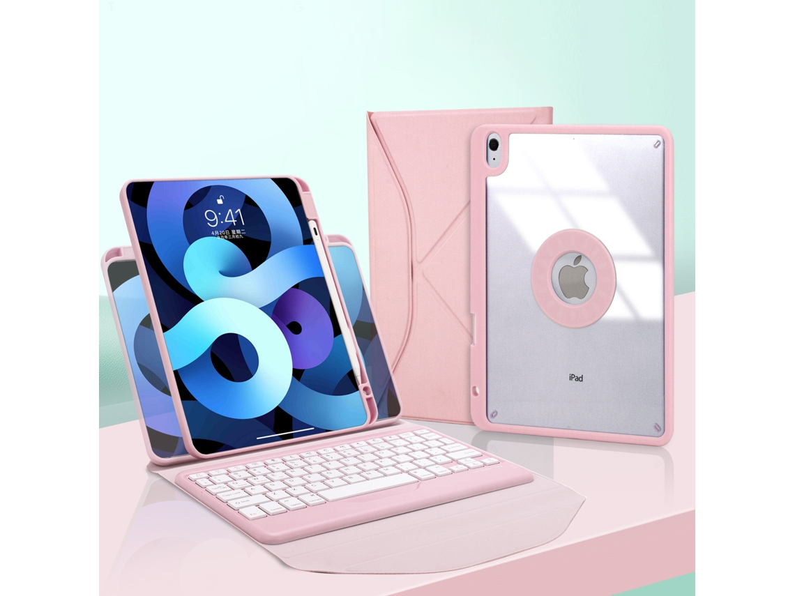 Capa de Teclado Bluetooth para Ipad 7 XIAOMOYU com compartimento para caneta (LxAxP cm)