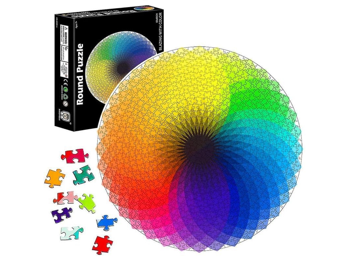 2026 rompecabezas Colorido de 1000 Piezas En Cartón Ecológico Tamaño Final 67,5 X 67,5 Cm, Perfecto como Regalo Familiar.