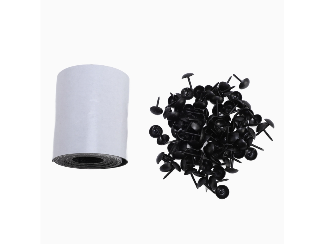 Cinta de Viga de Madeira Artificial 5ft Couro Pvc Flexível Autoadesiva para Ocultar Espaços no Teto 4cm | S/MARCA