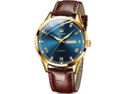 Lurelia Relógio Masculino, Movimento De Quartzo, Data/calendário, Luminoso, 9 Mm, 0,35 Polegadas, 38 Mm, 1,49 Polegadas, 8,66 Polegadas, 20 Mm, Couro