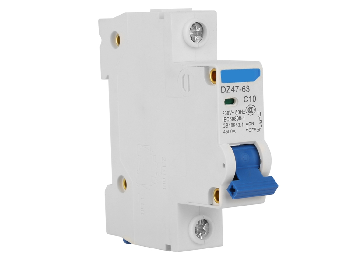 Disjuntor de Circuito em Miniatura 1p Dz47 63 230v 10a | S/MARCA
