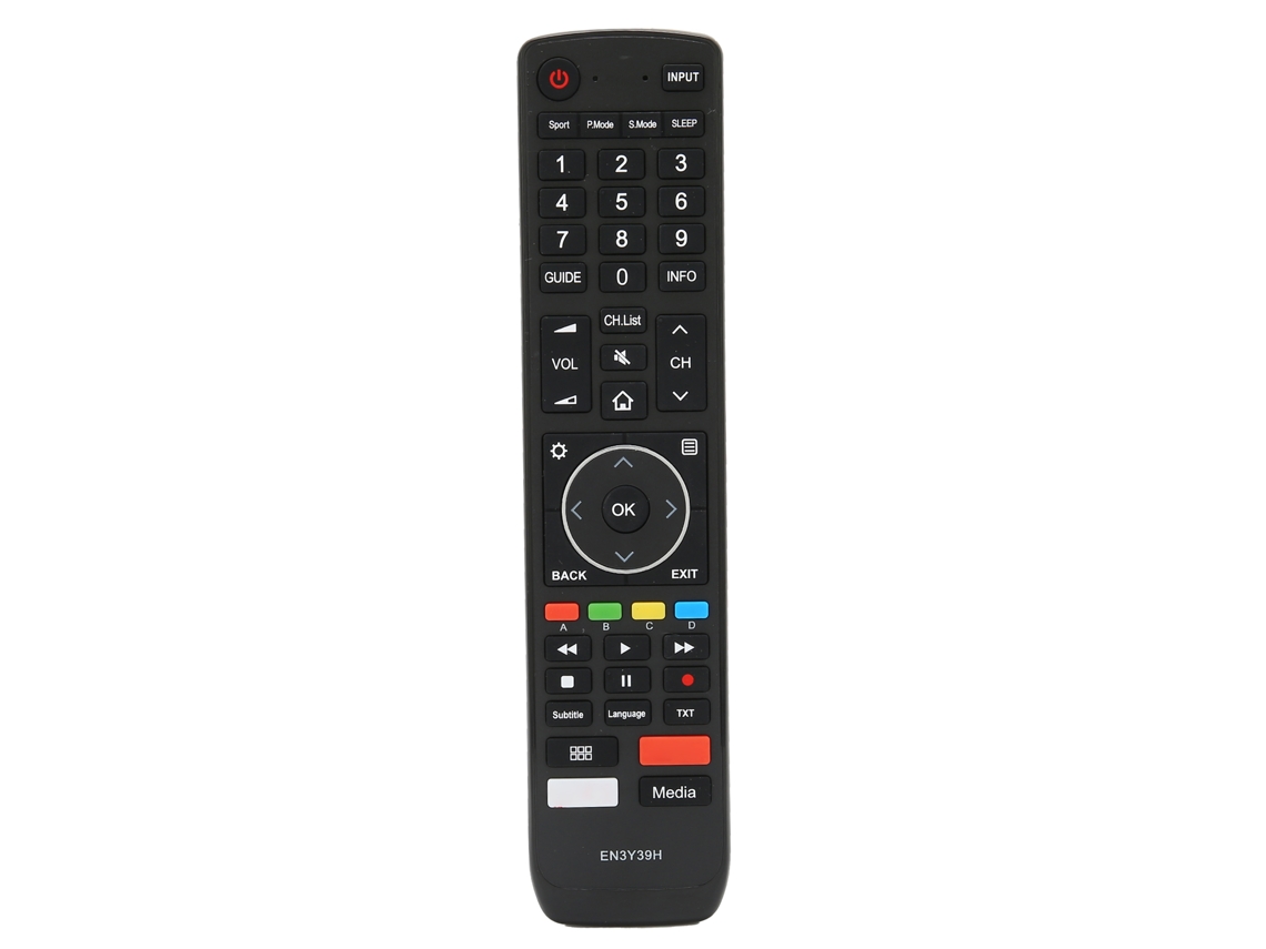 Controle Mali de substituição para TV LCD Hisense H50U7A, H55U7A, H65U7A, H43A6500, H50A6500, H55A6500, H65A6500