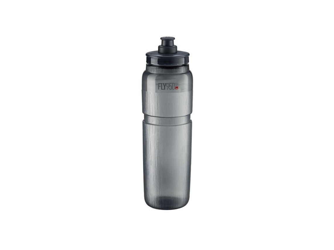 Bidón De Ciclismo Fly Tex 950ml Transparente Ahumado Elite