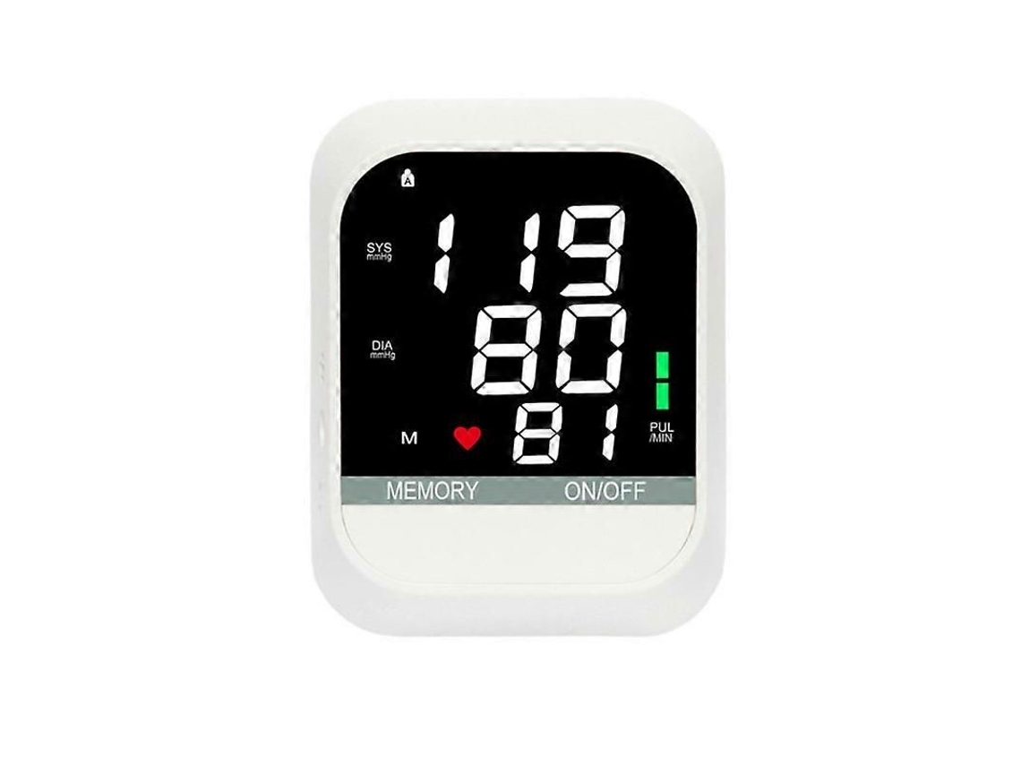 Monitor De Pressão Arterial De Braço, Preciso E Automático Para Uso Doméstico, Com Braçadeira Digital Ajustável E Visor Grande.