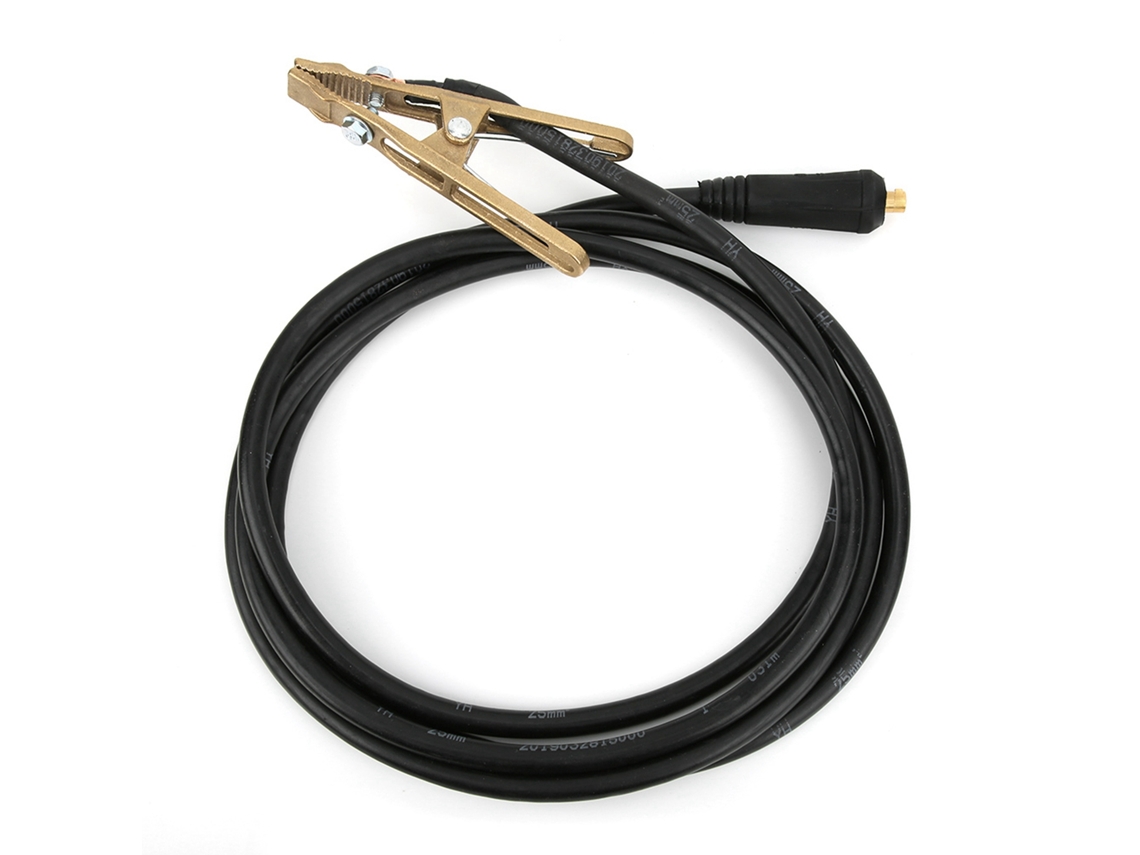 Prancha De Terra De Latão Para Solda Tig Mma Arc 260a Com Cabo 3m 25mm² Clamp De Soldagem