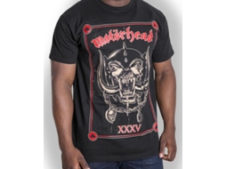 T-Shirt ROCK OFF Motörhead - Anniversary Propaganda Preto (Tamanho: S)