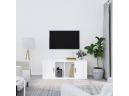 Vidaxl Móvel P/ Tv 100x35x40cm Madeira Processada Branco