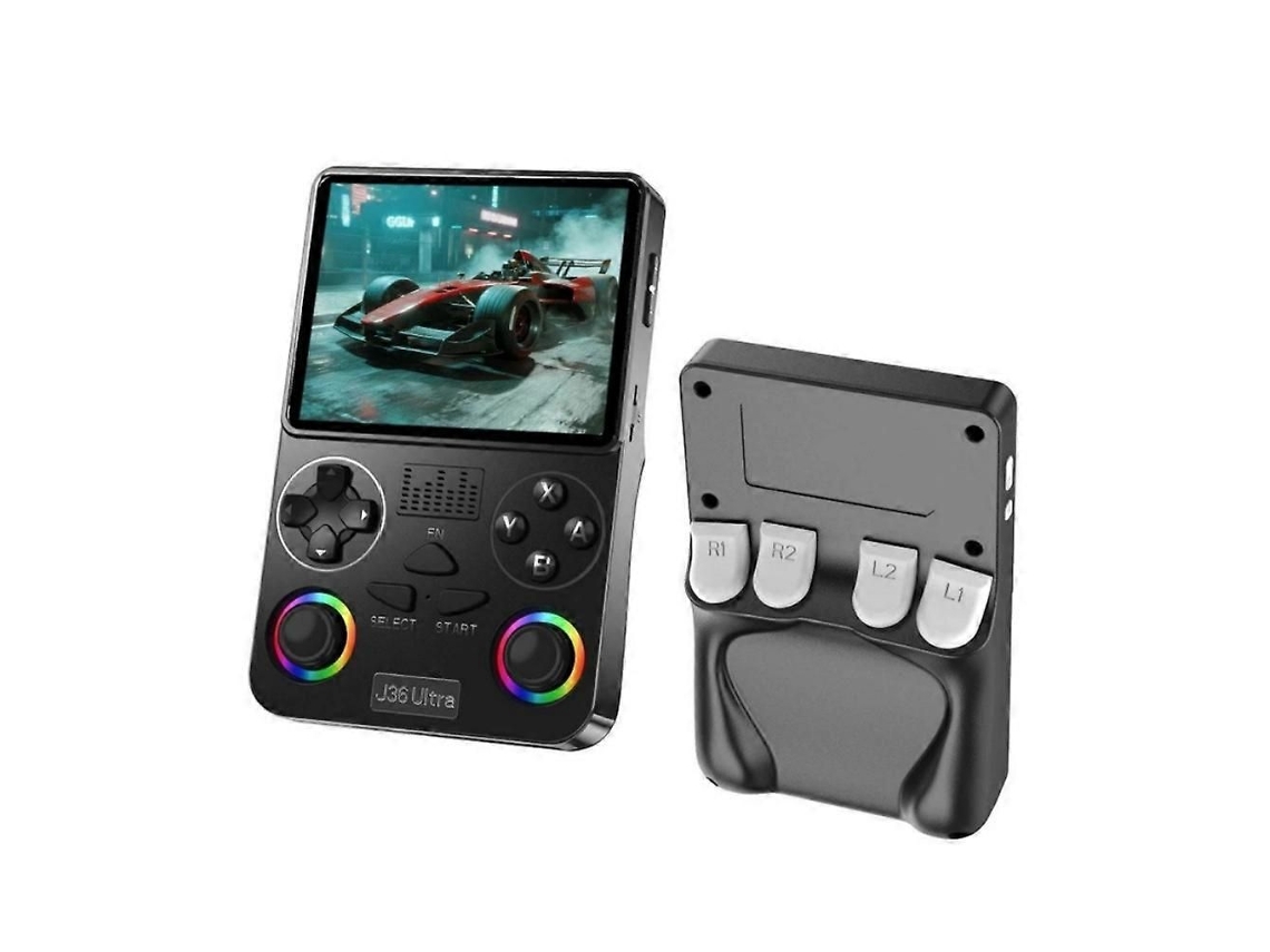 Máquina Portátil Retro do Sistema do Console do Jogo de Vídeo J36 Tela Ips de 3,5 Polegadas GOKOCO