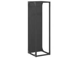 Firewood Rack, Firewood Racks Vidaxl Preto Aço (25 X 25 X 80 Cm)