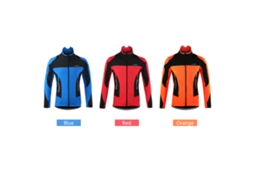 JAQUETA de ciclismo masculina lixada, inverno térmica, resistente à água, respirável, manga longa, outdoor | S/MARCA