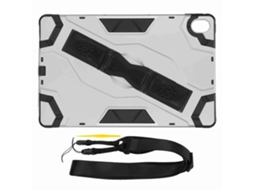 Funda silicone para iPad 10.5, suporte, caneta, branca