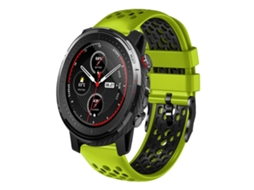 Pulseira De Silicone Respirável Bicolor De 22 Mm Para Amazfit 3