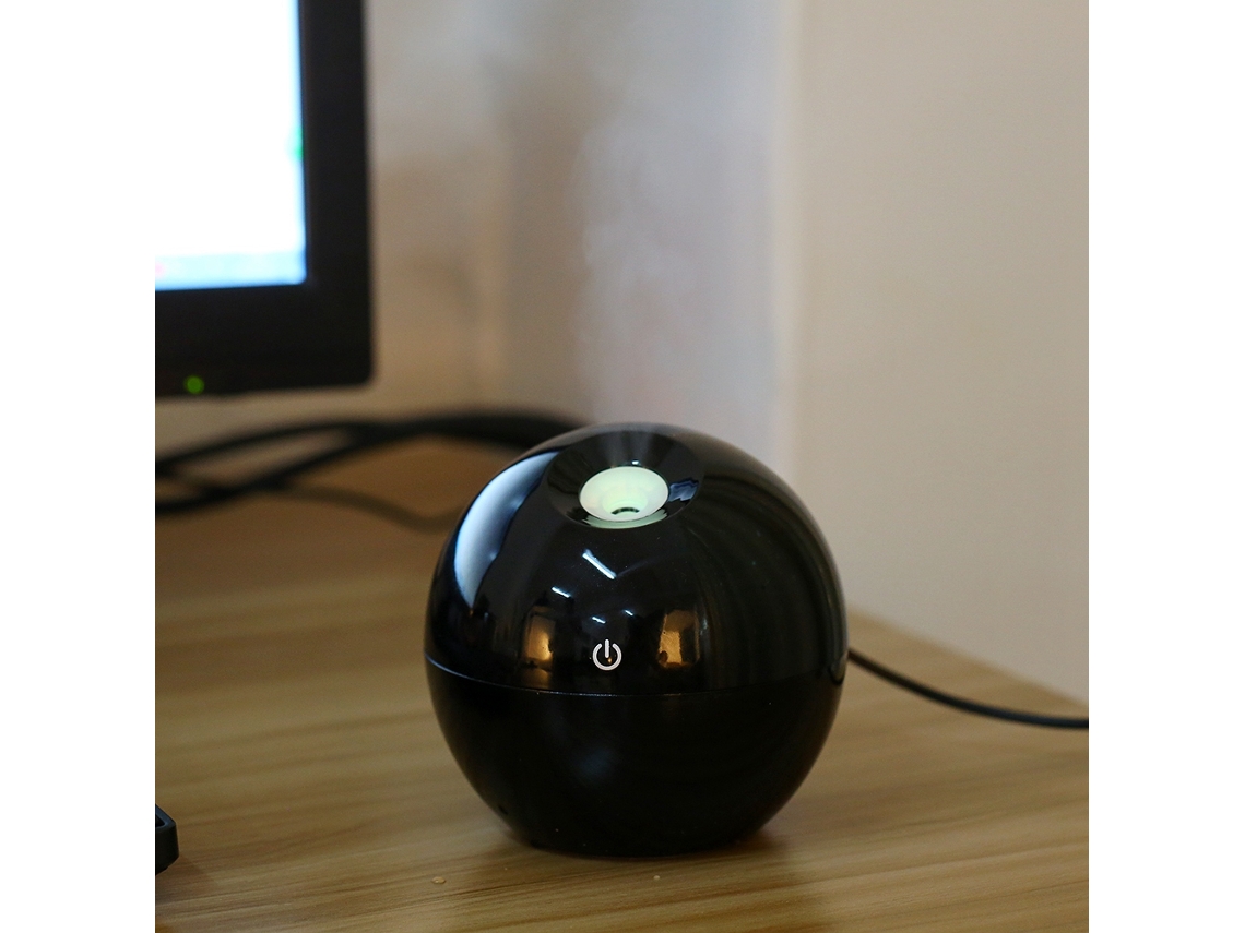Laxiscreed Humidificador Ultrasônico Usb Preto Para Aromaterapia E Melhor Qualidade Do Ar
