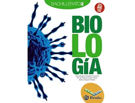 Livro Biología 2 Bachillerato Nueva Etapa Bruño Da Editorial Bruño De Juan Eduardo Panadero Cuartero, María Rosario Fuente Flórez Et Al. (espanhol)