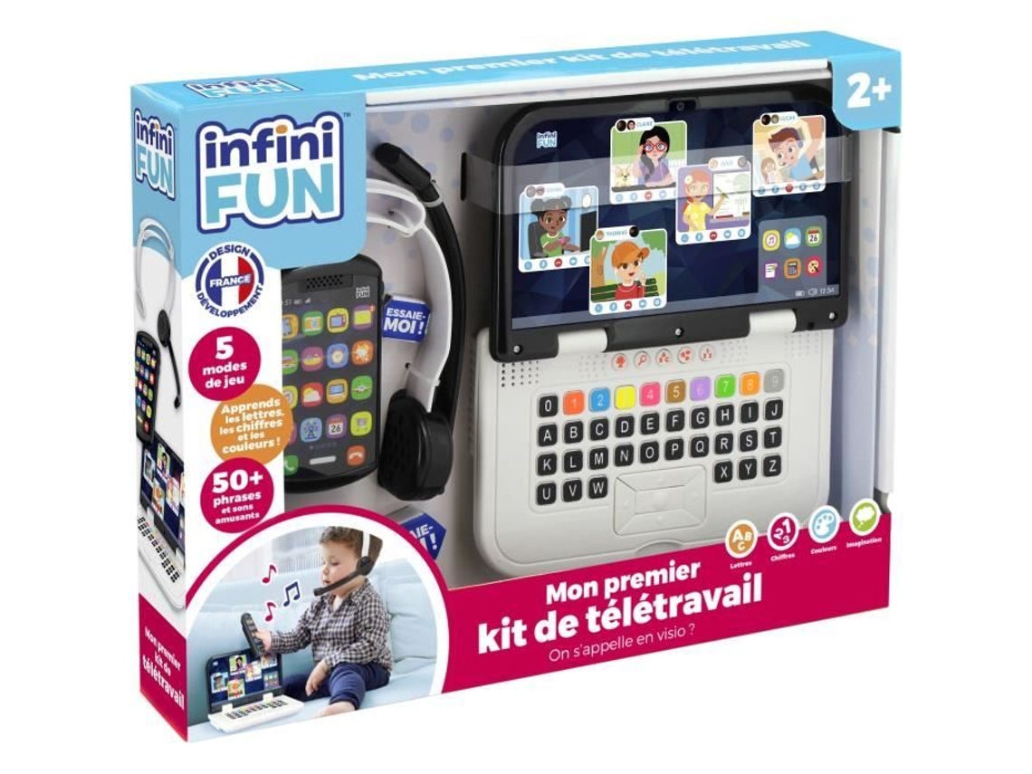 Kit De Teletrabalho Kd Meu Primeiro Kit De Teletrabalho Efeitos Luminosos E Sons Realistas A Partir De 18 Meses