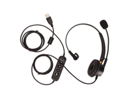 Auriculares Mono Enc para Centros de Llamadas, USB Plug and Play S/MARCA