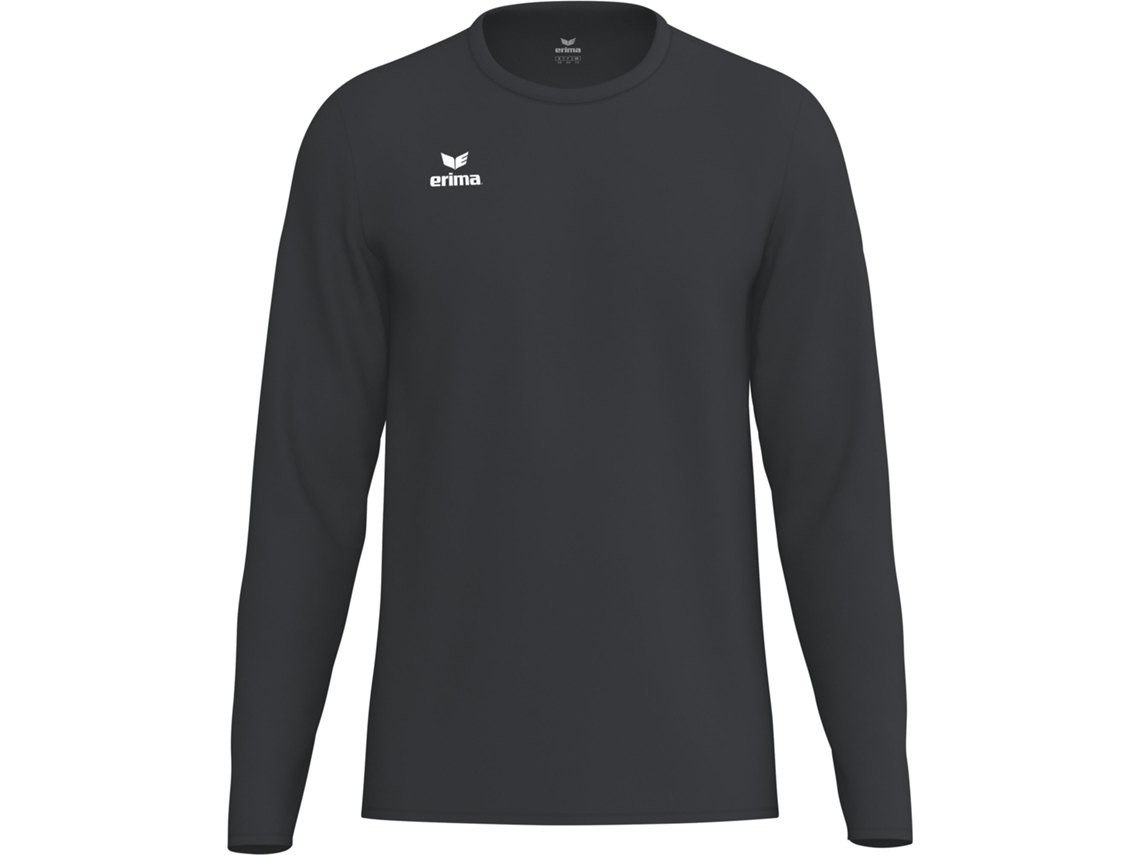 Erima Intro Camiseta Manga Comprida Júnior Preto