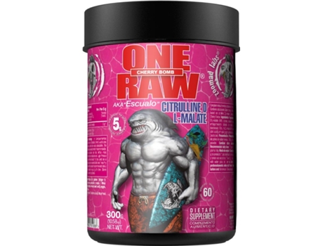Suplemento Alimentar ZOOMAD LABS Raw One L Citrulline Malate (300 Gr - Cherry Bomb)