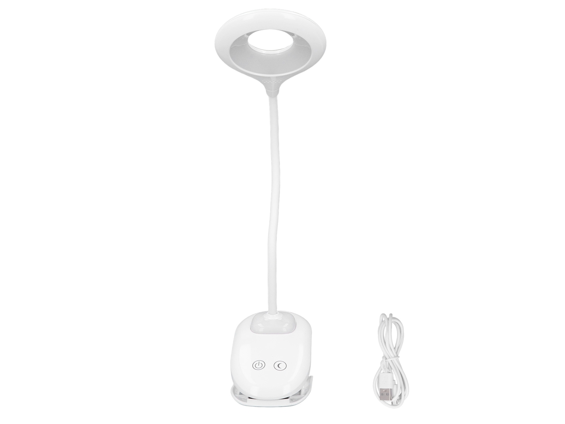 Rebe-luz De Leitura Led Usb Plegável Portátil Clip 360° Flexível Sem Efeito De Glare Para Livros E Cama