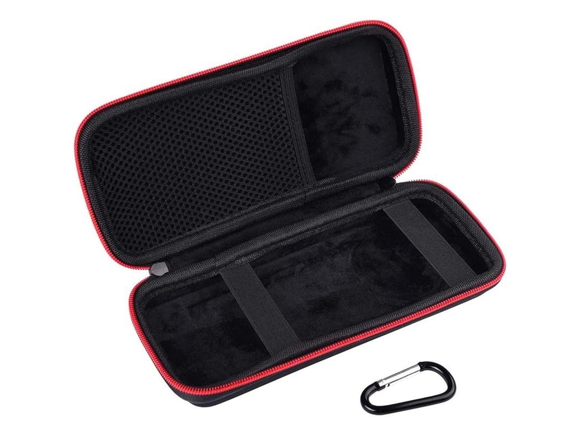 Capa de Power Bank Nova Line Eva resistente a impactos com carabiner 10x23x4cm
