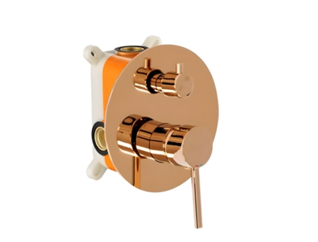 Misturadora De Banheira Oculta Rea Lungo Box Rose Gold