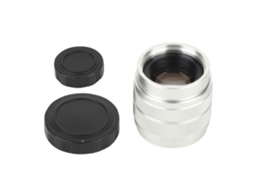 Lente de foco fixo 35mm F1.7 com montagem C para câmeras mirrorless de TV e cinema, cor prata, modelo LAXISCREED.