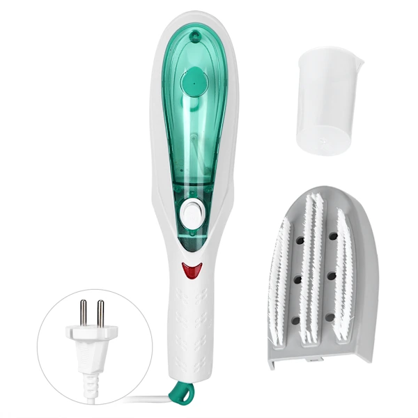 Escova Vaporizadora BRILVIBERA portátil com Aquecimento Rápido para Remover Rugas