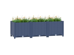 Vidaxl Canteiro Elevado 120x40x38 Cm Polipropileno