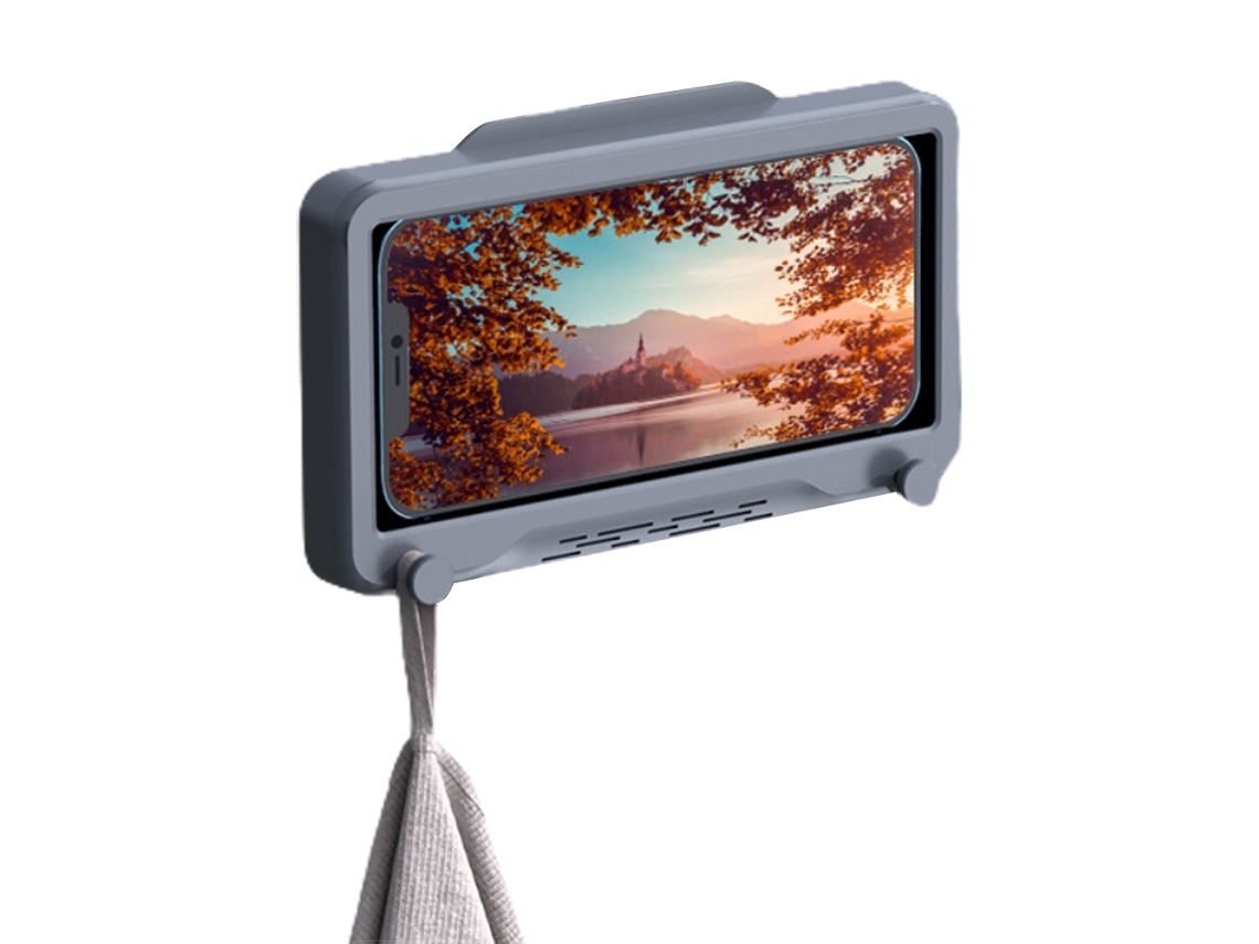Suporte de parede para telefone, rotativo 360°, à prova d'água EOOCOO