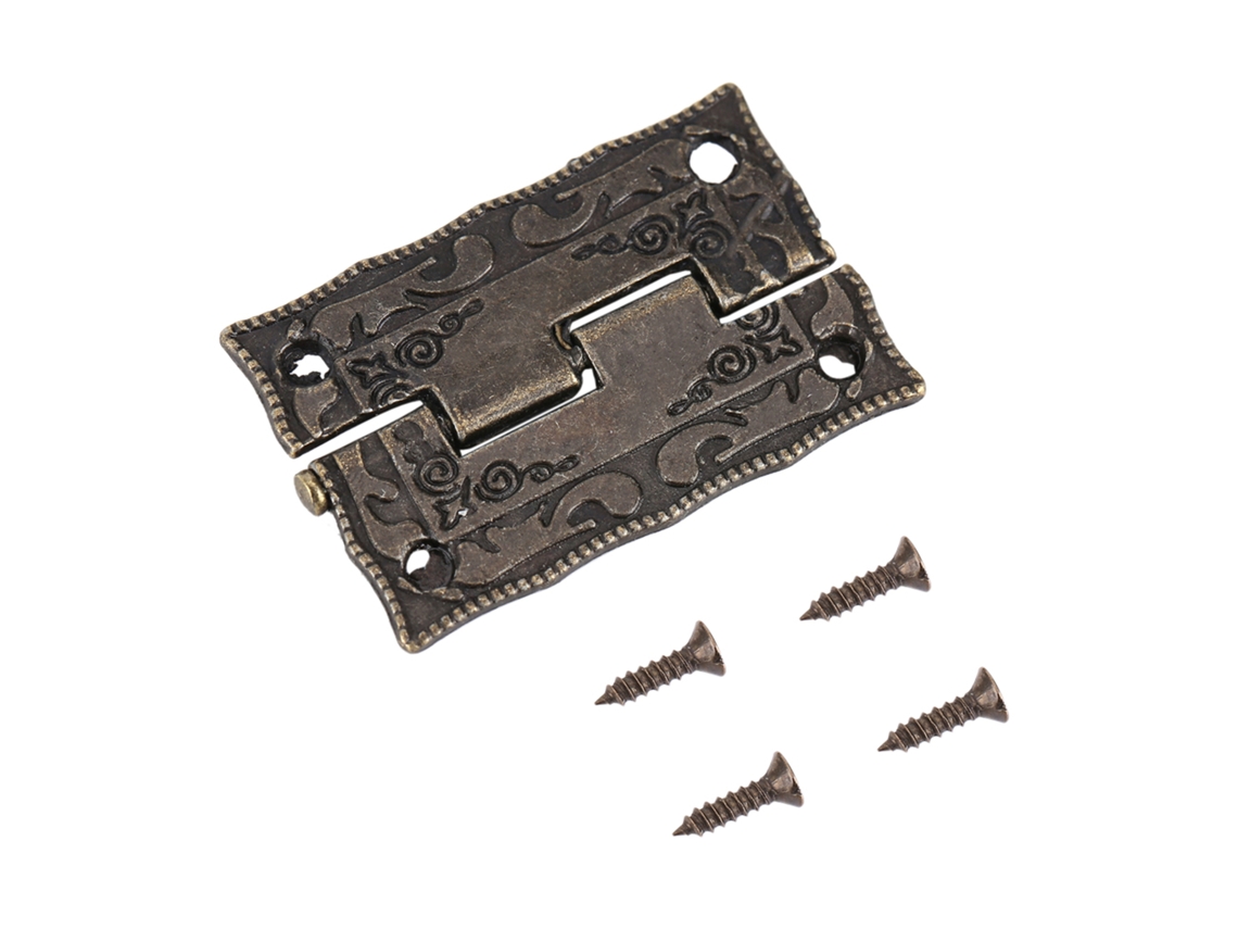 10 Peças De Dobradiças De Bronze Antigo Para Armários, Caixas, Joalheria, Móveis, Portas 0°-270°