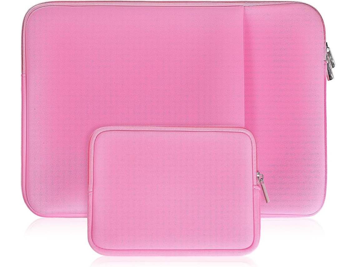 Bolsa Rosa Para Laptop De 13 Polegadas Em Poliéster